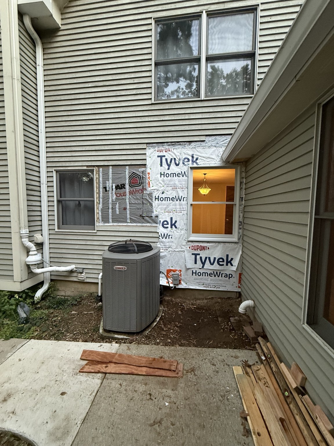 Exterior Window & Siding Repair — Work in Progress