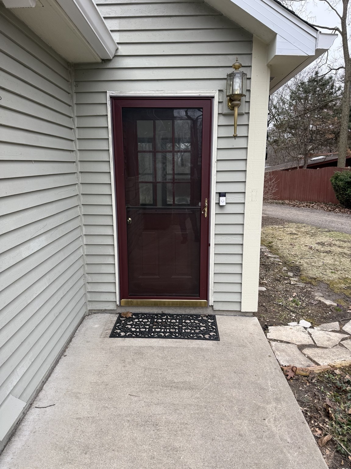 Exterior Entry Door Replacement — Before