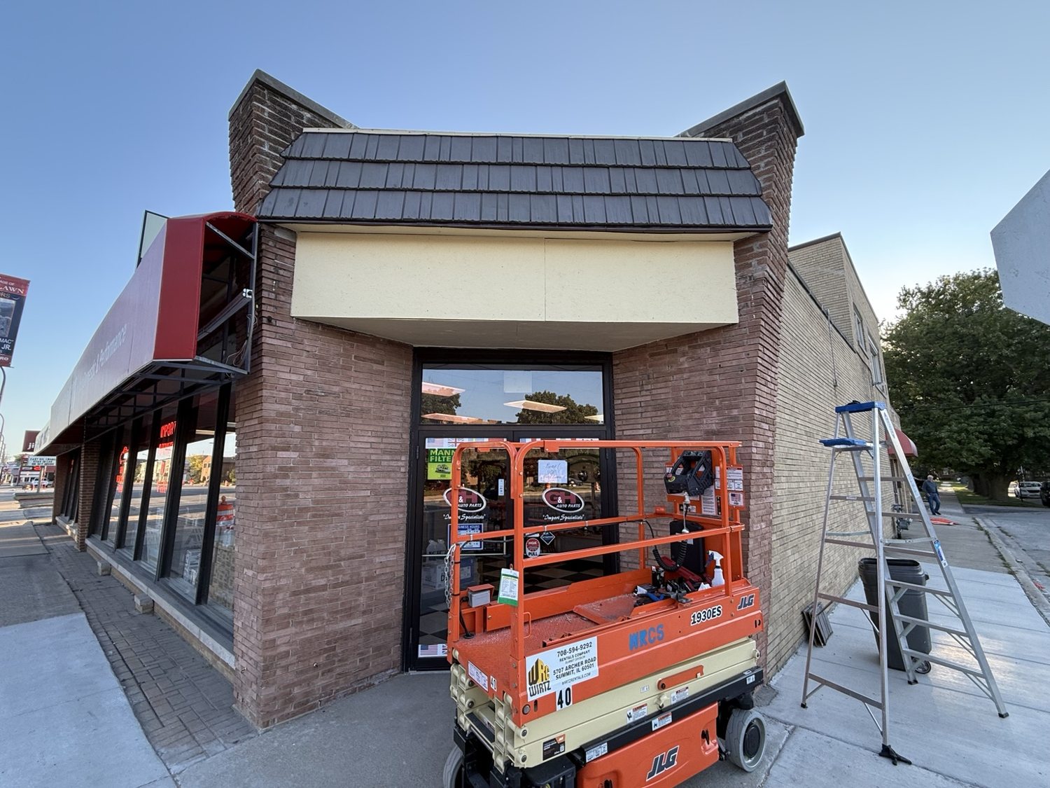 Commercial exterior improvement